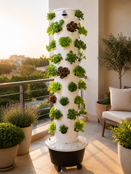 Hydroponic Tower – 60 Plants