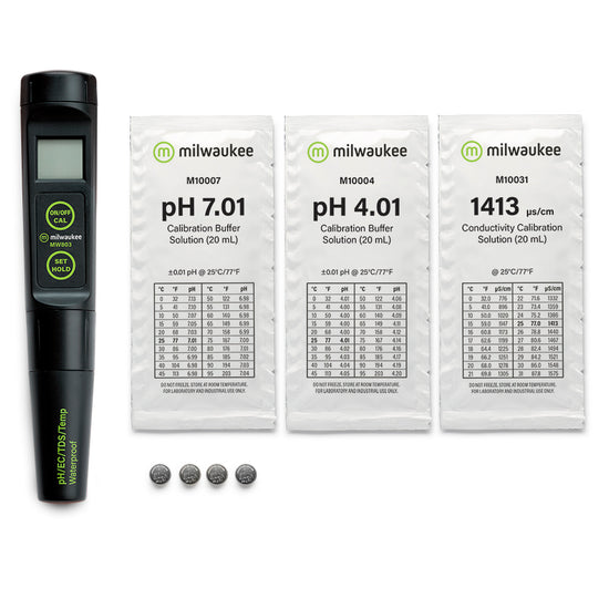Milwaukee Combo Meter pH / EC / Temp – MW803