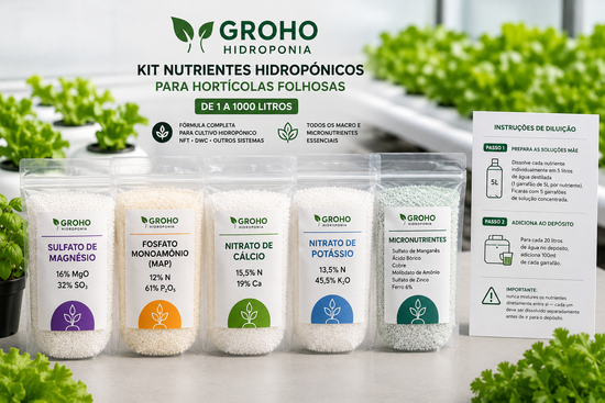 Nutrient Kit for Leafy Greens – 1 to 1000 L