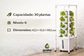Mini-tour hydroponique avec led – 30 plantes