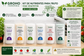Nutrient Kit for Fruiting Plants – Vegetative Stage – 1 to 1000 L