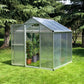 Serre en polycarbonate et aluminium 182 × 183 × 195 cm