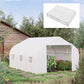 Copertura per serra a tunnel 3,5 × 3 × 2 m – bianco