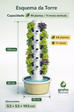 Hydroponic Tower – 44 Plants